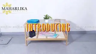 Maharlika 434NZCJ Bamboo 2 Layer Center Table Furniture Tea Coffee Center Table Table Storage Shelf