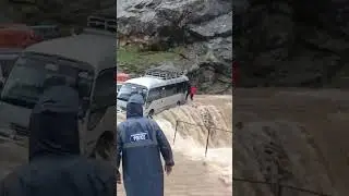 Most dangerous roads in Nepal #shorts😱 dangerous roads Nepal #shorts