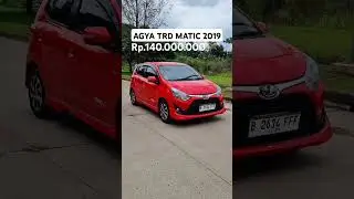 DI JUAL AGYA TRD MATIC 2019 pajak hidup km 6 ribuan #remix
