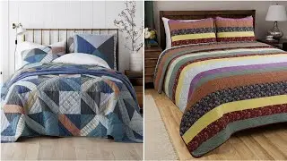 💥New adorable simple easy quilted bedsheet cover by pop up fashion 🌺