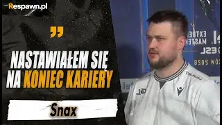 Snax: NASTAWIAŁEM SIĘ NA KONIEC KARIERY