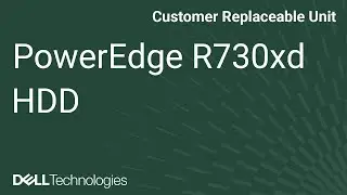 PowerEdge R730xd: Remove Install Midboard HDD Tray Assembly
