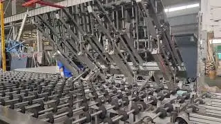 Silver mirror production line