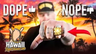 Hawaii Rope Chains 26mm Nugget Ring Review - DOPE 👍🏻 or NOPE 👎🏻 #jewelry #jewellery #ring #gold