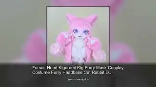 Fursuit Head Kigurumi Kig Furry Mask Cosplay Costume Furry Headbase Cat Rabbit Doll Animal Cosp