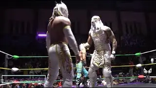 Triangular de internacionales: Penta 0M Vs Dralístico Vs Aero Boy en la Arena Neza con Invasión Indy