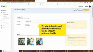 Manual Listing of Etsy Product