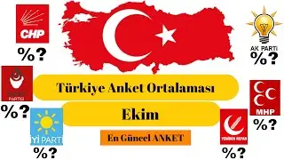 Ekim Ayında Yapılan Anket Sonu&ccedil;ları Ortalaması. Oy değişimi ne? Hangi Parti Birinci ?