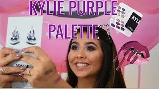 *NEW* KYLIE COSMETICS PURPLE PALETTE REVIEW + TUTORIAL | IT FELL APART ON ME...