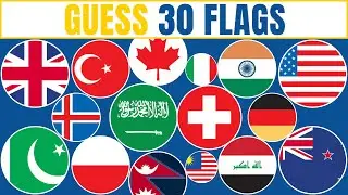 Fun Flag Quiz: Guessing 30 Flags from Easy to Challenging! | Let&rsquo;s Guess 30 Flags from Easy to Hard