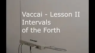 Vaccai - Lesson II, Intervals of the Forth| Lydia Kavina - theremin