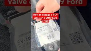 PCV valve replacement on a 2019 Ford f-150 #howto #ford