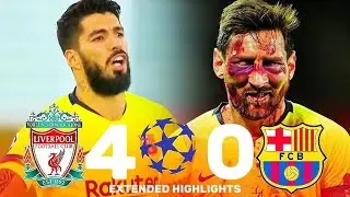 Liverpool Vs Barcelona 4-0 All Goals And Highlights UEFA Champion League 