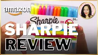 SHARPIE CHISEL TIP HIGHLIGHTER REVIEW + AMAZON BASICS HIGHLIGHTER COMPARISON  | Honest Review