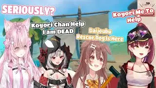 ALL POV Chaotic Collab Marine Korone Chloe And Koyori Funny Moments RAFT Hololive【ENG SUB】