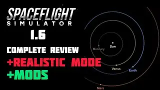 Spaceflight simulator 1.6 Review || Realistic mode with Mods 🔥