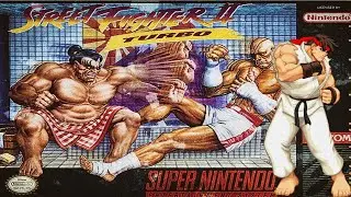 Street Fighter II Turbo: Hyper Fighting Ryu Super Nintendo (SNES) Full Gameplay Playthrough