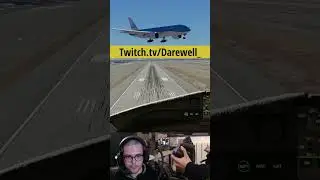 Atterrissage &agrave; Las Vegas🔥FlightFactor 777-200ER #shorts #twitch #flightsim