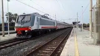 primo servizio ufficiale come ic in sicilia per le nuove E464-343-218 in nuova livrea ic sun
