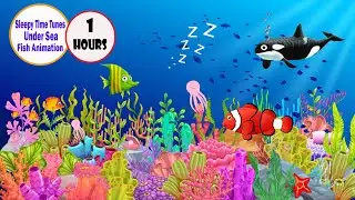 Lullabу and Calming Undersea Animation 🐟 Soothing fishes 🐟 Lullaby Music ZR 💤