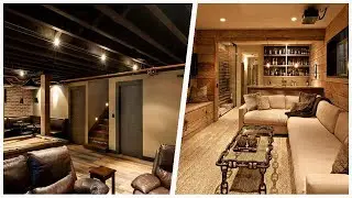 75 Basement With Brown Walls And Purple Walls Design Ideas You'll Love ⭐️