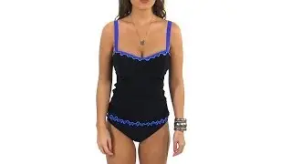 Profile by Gottex Tri-Colore D-Cup Tankini Top | SwimOutlet.com