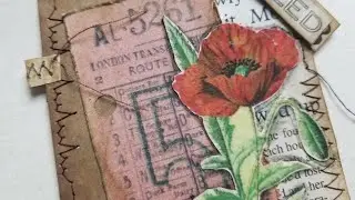 From Trash To Treasure. Junk Journaling Cards. Part 2.