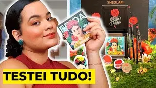 TESTEI MAKES DA SHEGLAM! NOVA COLEÇÃO SHEGLAM FRIDA KAHLO E CUPOM DE DESCONTO SHEIN!