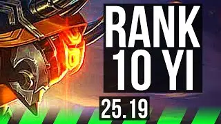 MASTER YI vs ZED (JGL) | Legendary, 500+ games, Rank 10 Yi | NA Grandmaster | 25.19