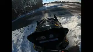 2002 MXZ 600 pure GGB mountain can sound. No music! #skidoo #mxz #snowmobile
