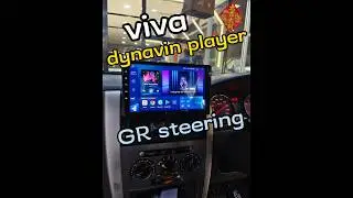 viva upgrade dynavin player+ reverse camera& GR STEERING#AUDIO #GRSTEERING #VIVA #perdua #dynavin