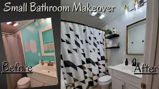Small Bathroom Makeover | Bathroom Refresh | CB2, Target, Menards, Lowes, Home Depot, Amazon
