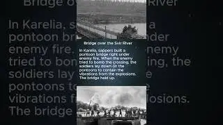 Bridge over the Svir River #wow #history #ww2 #historical #militaryeverything #ww #military #history