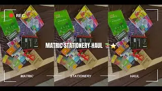 Matric stationery Haul 2026 ||Last year in high school 📚