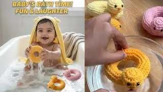 Naseema  is liveBaby Bath Time Crochet Toy 🐥| Handmade Duck Ring for Babies | Easy Crochet Tutorial