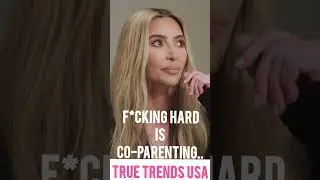 Kim With Kanye ! Co-Parenting is Fu*king Hard #kimkardashian #youtube #shorts #shortsfeed
