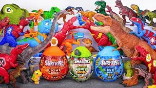 Jurassic World Unboxing Review ASMR | Giant Dinosaur Battle Arena Zuru Smashers Dino