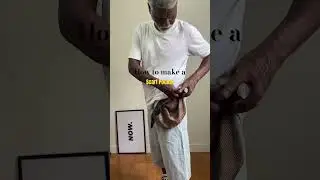 How to make a scarf Pocket ✨🔥 #diffashion #mensfashion #fashiontamil