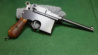 The Gun That Time Forgot:  A Factory New Mauser Broomhandle C/96 Flatside From 1899.