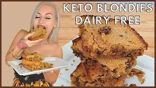 Keto Blondies | Dairy Free