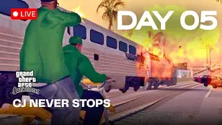 GTA San Andreas DAY 05 LIVE 🔥 Mission Grind Continues | Los Santos Chaos! #gtasa  #gtasalive