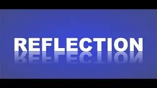How to make text reflection effect with HTML and CSS?