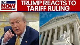 FULL: Trump reacts to tariffs decision and takes questions
