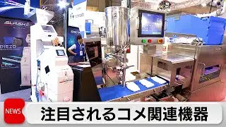 食品用機械などの世界最大級の展示会　コメ関連機器に注目