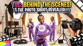 Behind the scene of TLC photo shoot 💜💜💜