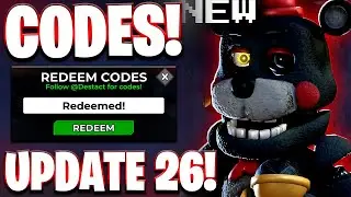 *LEFTY* NEW ALL SALVAGE UPDATE 26 CODES FOR ANIMATRONIC NIGHTS! ROBLOX ANIMATRONIC NIGHTS CODES