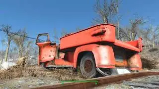 Fallout 4 - DOTC Havok Physics Vehicles - just testing destructibility.