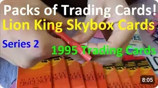 1995 Skybox The Lion King Trading Cards Walt Disney Series 2 Season 2 Breaking Open More Packs 🦁👑