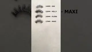 Size comparison 🤯 #lashes #shorts