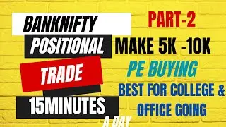 Trade Banknifty In 15 Minutes A Day||options Buying Strategy| #banknifty #trending #finance #money